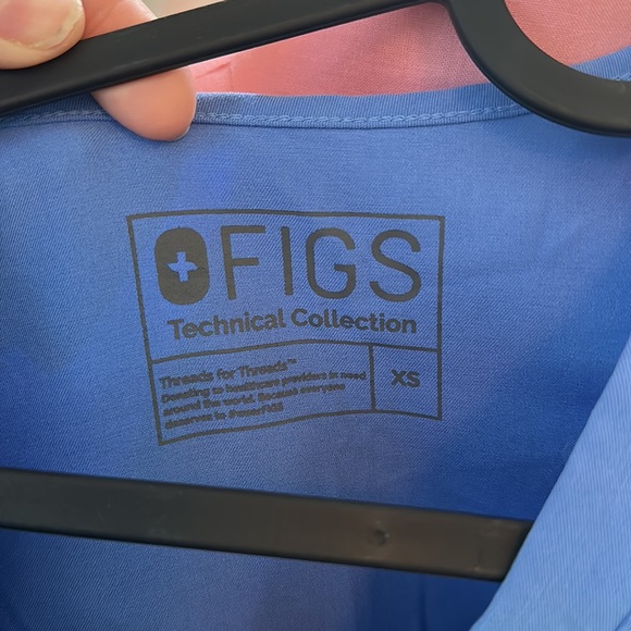 Figs Light Blue Scrubs XSTall - Picture 8 of 8